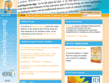 Tablet Screenshot of intelligentdesign.org